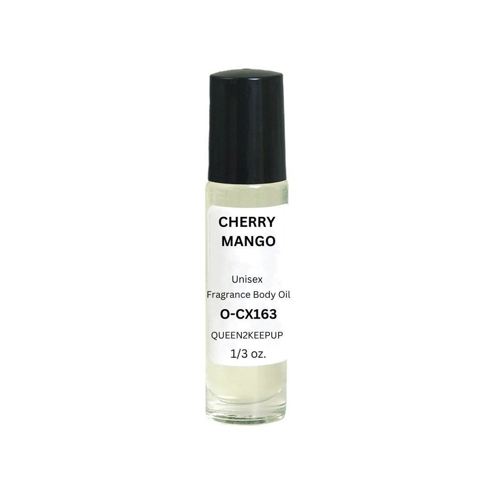 Cherry Mango (Unisex) Body Oil 10 ml Fragrance All Natural 1/3 oz Roll-On Scent - Picture 5 of 5